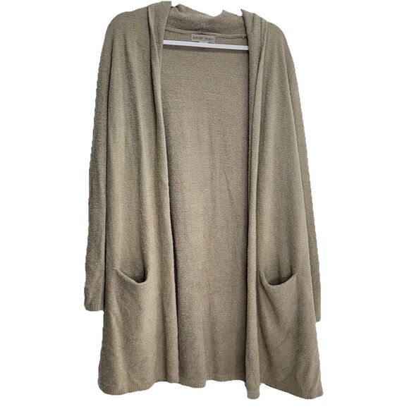 BAREFOOT DREAMS Bamboo chic Lite Open Front Long Cardigan Style 428 Sz L - Picture 1 of 6
